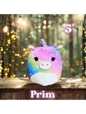 NWOT Squishmallows Prim the Rainbow Unicorn 5"